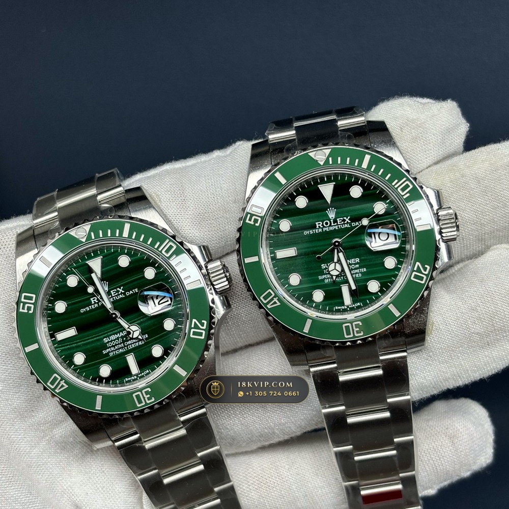 Rolex Submariner Date 40mm Custom Malachite Stone Dial Ref. 116610LV — Private Vault Edition — Studio Gallery Plate II in 904L Stainless Steel Custom Architecture (156.8g Verified Mass, Rolex Manufacture Cal. 3135)