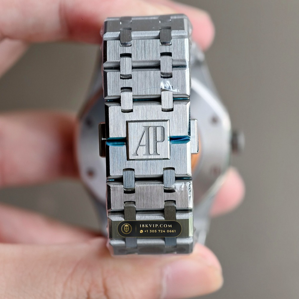 Audemars Piguet Royal Oak Double Balance Wheel Openworked 41mm 5-Axis CNC Case Ref. 15407ST.OO.1220ST.01 — Private Vault Edition — Studio Gallery Plate X in 904L Stainless Steel Custom Architecture (162.0g Verified Mass, Audemars Piguet Cal. 3132 Dual-Balance Openworked)