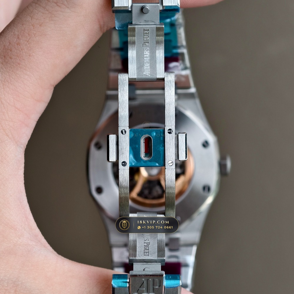 Audemars Piguet Royal Oak Double Balance Wheel Openworked 41mm 5-Axis CNC Case Ref. 15407ST.OO.1220ST.01 — Private Vault Edition — Studio Gallery Plate XI in 904L Stainless Steel Custom Architecture (162.0g Verified Mass, Audemars Piguet Cal. 3132 Dual-Balance Openworked)
