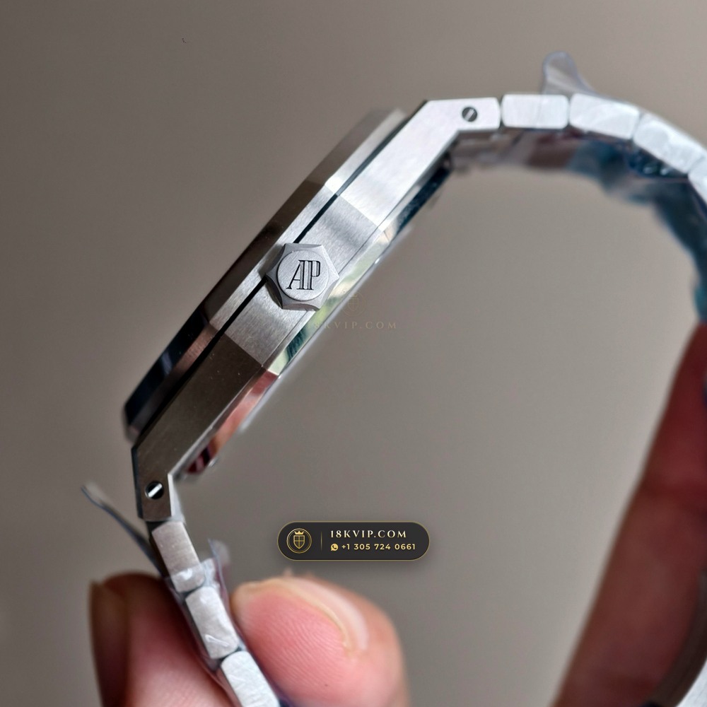 Audemars Piguet Royal Oak Double Balance Wheel Openworked 41mm 5-Axis CNC Case Ref. 15407ST.OO.1220ST.01 — Private Vault Edition — Studio Gallery Plate VII in 904L Stainless Steel Custom Architecture (162.0g Verified Mass, Audemars Piguet Cal. 3132 Dual-Balance Openworked)