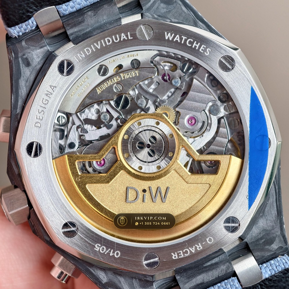 Audemars Piguet Royal Oak Selfwinding Chronograph 41mm DiW Carbon Racer Edition Ref. 26240 — Private Vault Edition — Studio Gallery Plate VII in Forged Carbon TPT & Titanium (66.0g Verified Mass, Audemars Piguet Cal. 4401 Flyback Chronograph)