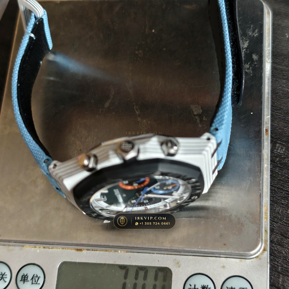 Audemars Piguet Royal Oak Selfwinding Chronograph 41mm DiW Carbon Racer Edition 5-Axis CNC Case Ref. 26240 — Private Vault Edition — Studio Gallery Plate X in Forged Carbon TPT & Titanium (65.9g Verified Mass, Audemars Piguet Cal. 4401 Flyback Chronograph)