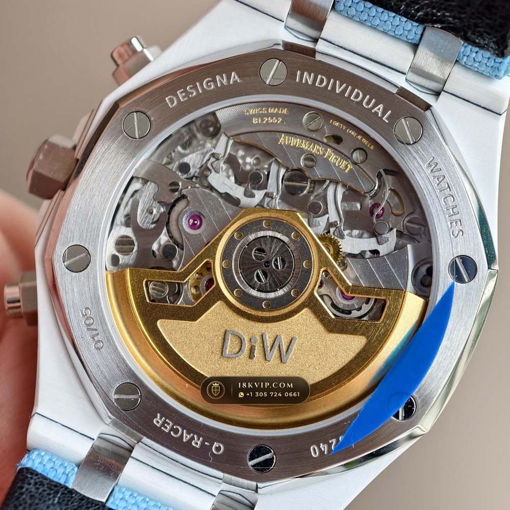 Audemars Piguet Royal Oak Selfwinding Chronograph 41mm DiW Carbon Racer Edition 5-Axis CNC Case Ref. 26240 — Private Vault Edition — Studio Gallery Plate VII in Forged Carbon TPT & Titanium (65.9g Verified Mass, Audemars Piguet Cal. 4401 Flyback Chronograph)