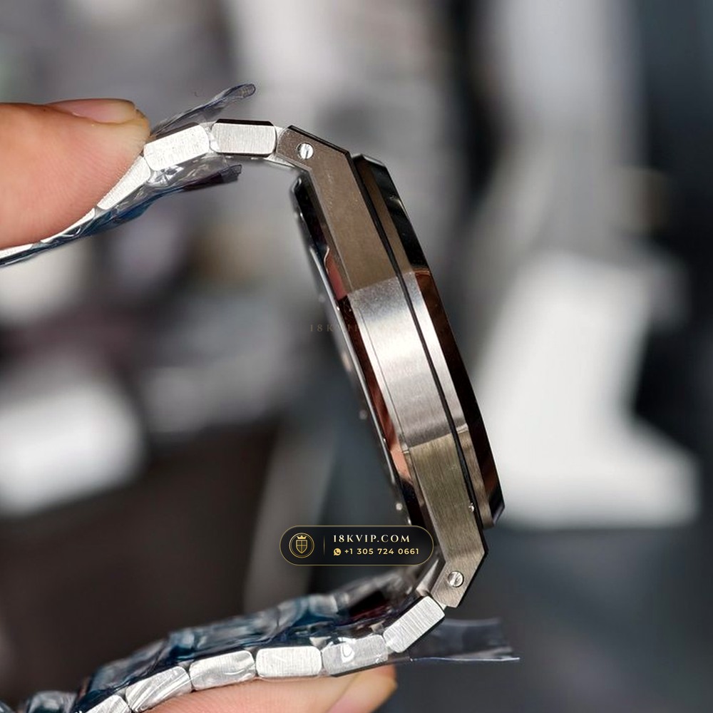 Audemars Piguet Royal Oak Double Balance Wheel Openworked 41mm Ref. 15407ST.OO.1220ST.01 — Private Vault Edition — Studio Gallery Plate VI in 904L Stainless Steel Custom Architecture (162.3g Verified Mass, Audemars Piguet Cal. 3132 Dual-Balance Openworked)