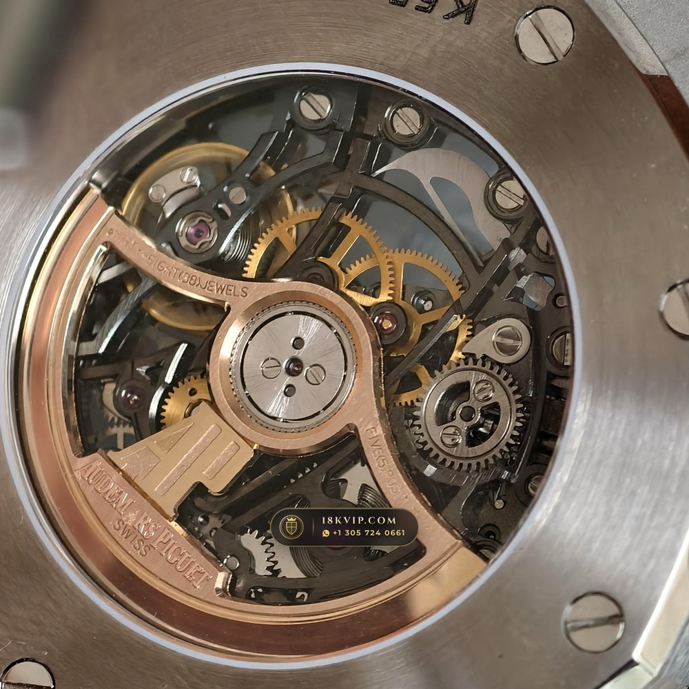 Audemars Piguet Royal Oak Double Balance Wheel Openworked 41mm Ref. 15407ST.OO.1220ST.01 — Private Vault Edition — Studio Gallery Plate VIII in 904L Stainless Steel Custom Architecture (162.3g Verified Mass, Audemars Piguet Cal. 3132 Dual-Balance Openworked)