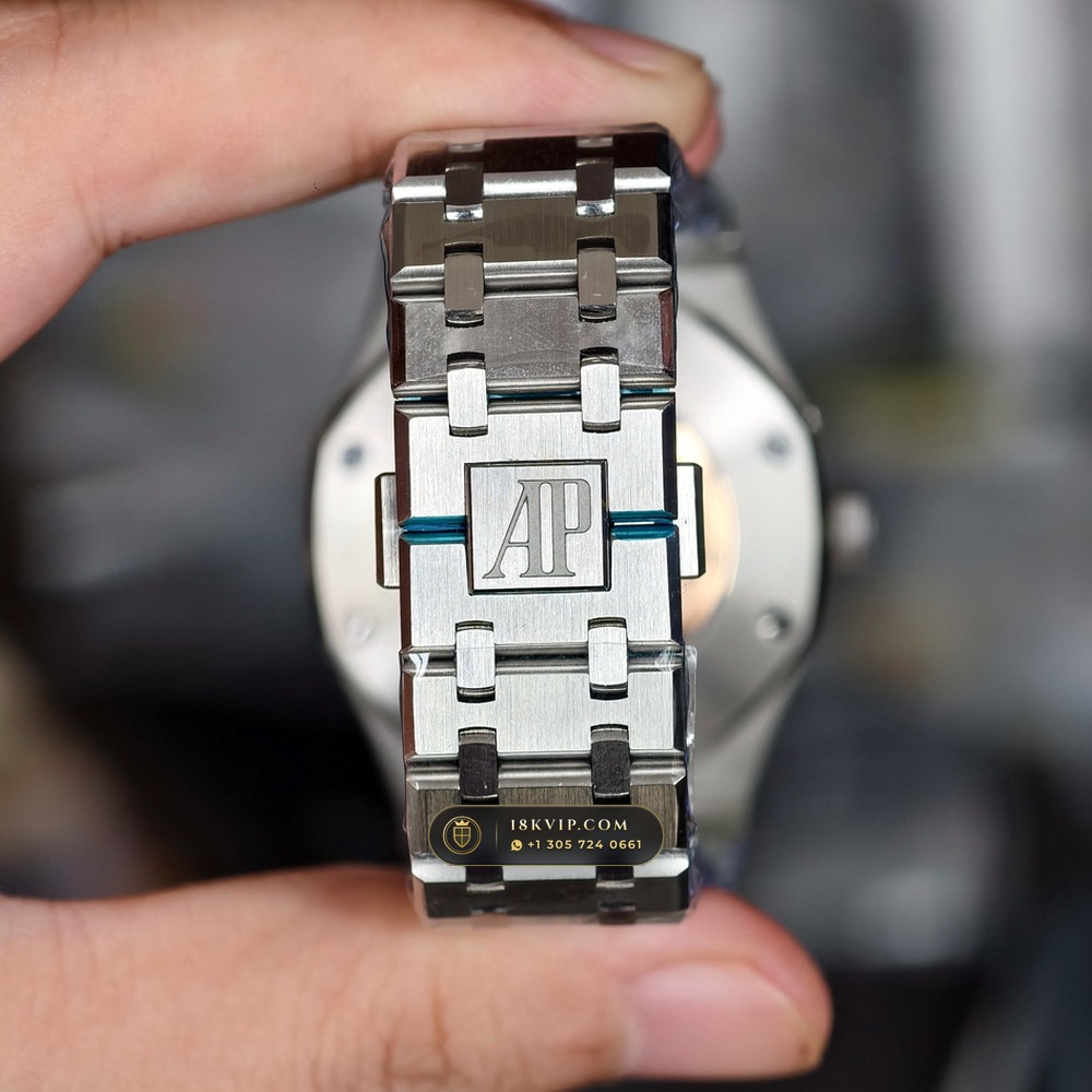 Audemars Piguet Royal Oak Double Balance Wheel Openworked 41mm Ref. 15407ST.OO.1220ST.01 — Private Vault Edition — Studio Gallery Plate IX in 904L Stainless Steel Custom Architecture (162.3g Verified Mass, Audemars Piguet Cal. 3132 Dual-Balance Openworked)