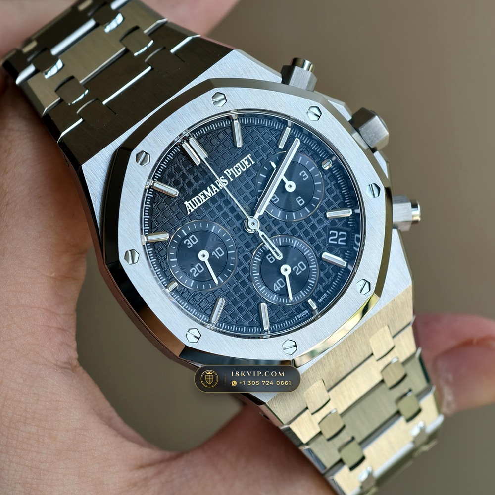 Audemars Piguet Royal Oak Selfwinding Chronograph 41mm Ref. 26240ST — Private Vault Edition — Studio Gallery Plate III in 904L Stainless Steel Custom Architecture (180.6g Verified Mass, Audemars Piguet Cal. 4401 Flyback Chronograph)