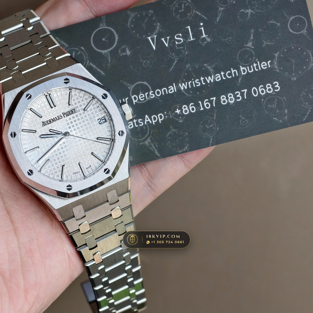 Audemars Piguet Royal Oak Selfwinding 41mm Geneva Atelier Spec Ref. 15510ST — Private Vault Edition — Studio Gallery Plate XII in 904L Stainless Steel Custom Architecture (166.4g Verified Mass, Audemars Piguet Cal. 4302 - 70h Power Reserve)