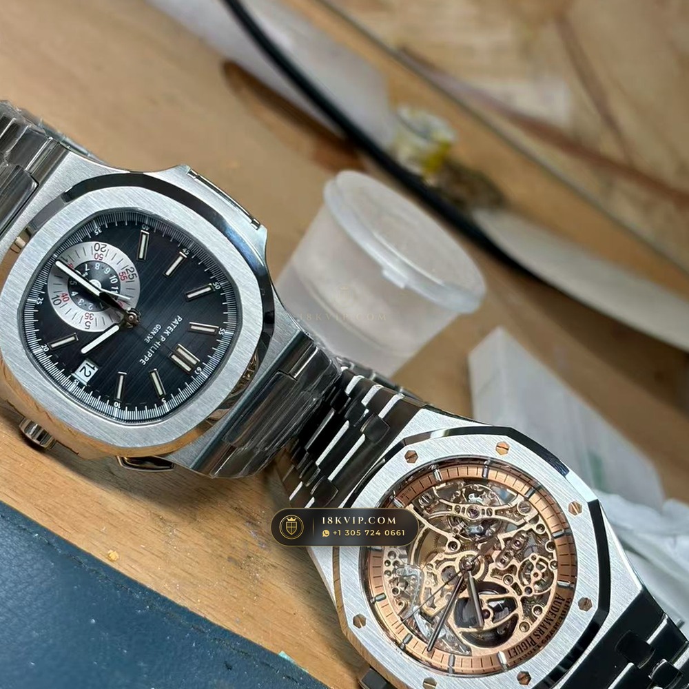 Audemars Piguet Royal Oak Double Balance Wheel Openworked 41mm Salmon Dial 5-Axis CNC Case Ref. 15407ST.OO.1220ST.02 — Private Vault Edition — Studio Gallery Plate IX in 904L Stainless Steel Custom Architecture (161.8g Verified Mass, Audemars Piguet Cal. 3132 Dual-Balance Openworked)