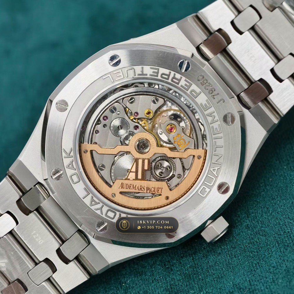 Audemars Piguet Royal Oak Perpetual Calendar 41mm Ref. 26574ST.OO.1220ST.02 — Private Vault Edition — Studio Gallery Plate V in 904L Stainless Steel Custom Architecture (161.5g Verified Mass, Audemars Piguet Cal. 5134 Ultra-Thin Perpetual)