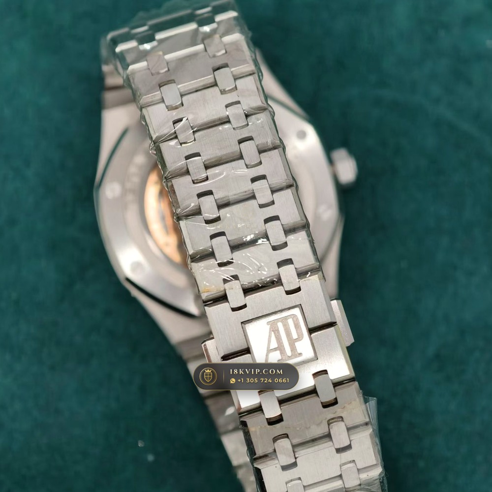 Audemars Piguet Royal Oak Perpetual Calendar 41mm Ref. 26574ST.OO.1220ST.02 — Private Vault Edition — Studio Gallery Plate VII in 904L Stainless Steel Custom Architecture (161.5g Verified Mass, Audemars Piguet Cal. 5134 Ultra-Thin Perpetual)