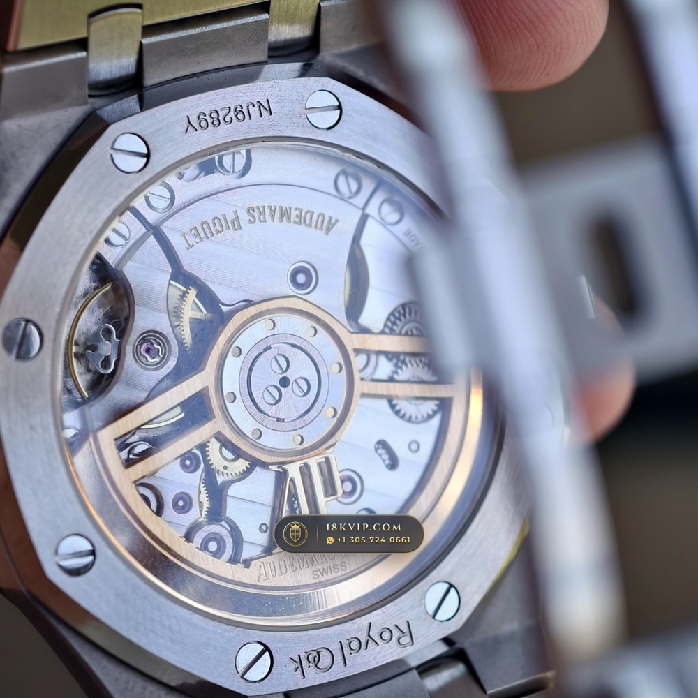 Audemars Piguet Royal Oak Selfwinding 41mm Custom SW Dial Deep Crystal Optics Ref. 15510ST — Private Vault Edition — Studio Gallery Plate VIII in 904L Stainless Steel Custom Architecture (166.9g Verified Mass, Audemars Piguet Cal. 4302 - 70h Power Reserve)