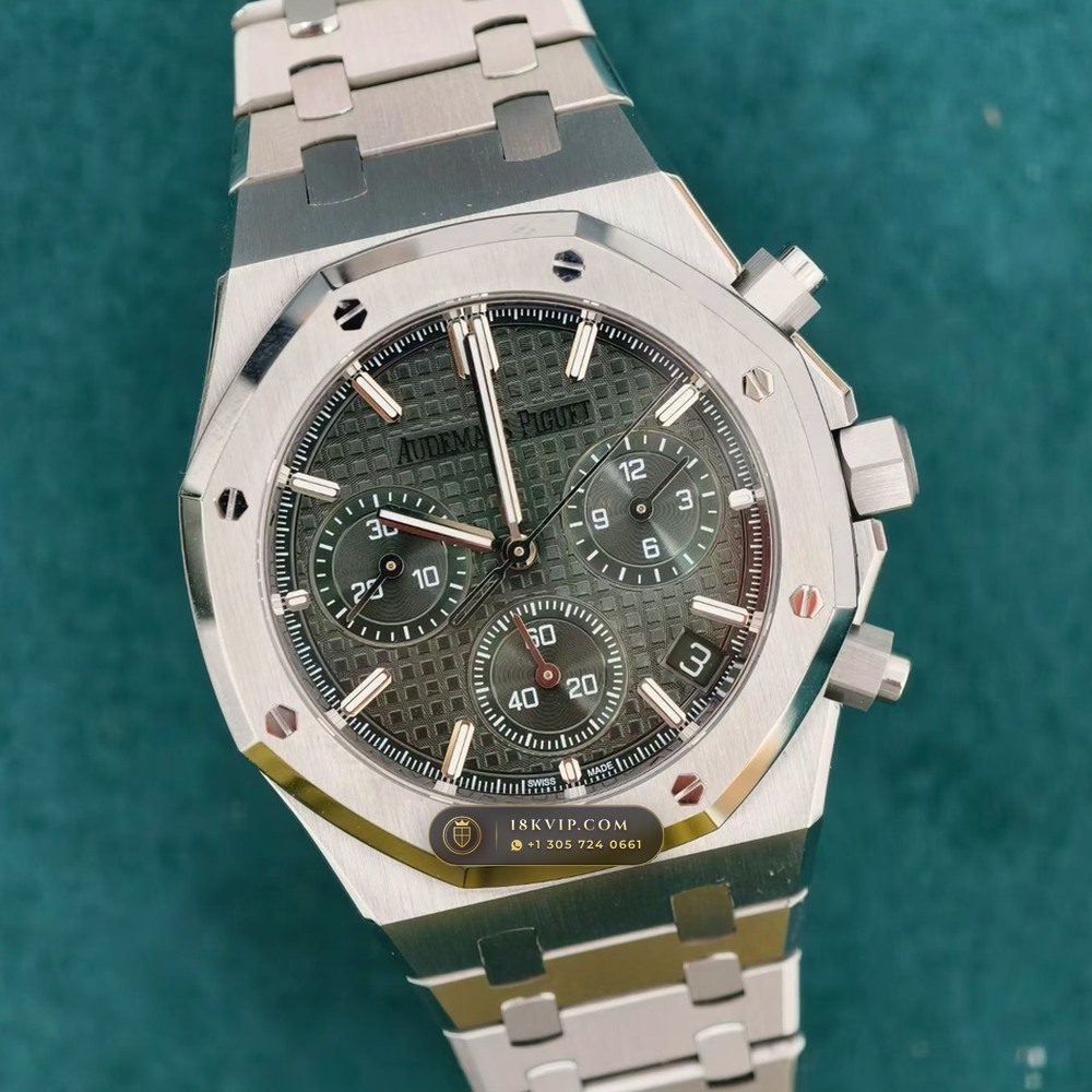 Audemars Piguet Royal Oak Selfwinding Chronograph 41mm Ref. 26240ST.OO.1320ST.08 — Private Vault Edition — Studio Gallery Plate II in 904L Stainless Steel Custom Architecture (180.5g Verified Mass, Audemars Piguet Cal. 4401 Flyback Chronograph)