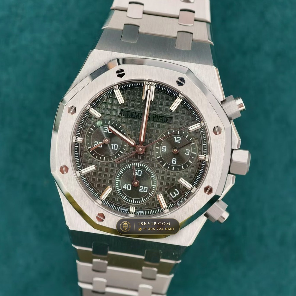Audemars Piguet Royal Oak Selfwinding Chronograph 41mm Ref. 26240ST.OO.1320ST.08 — Private Vault Edition — Studio Gallery Plate III in 904L Stainless Steel Custom Architecture (180.5g Verified Mass, Audemars Piguet Cal. 4401 Flyback Chronograph)