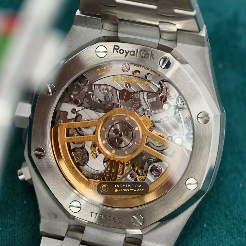 Audemars Piguet Royal Oak Selfwinding Chronograph 41mm Ref. 26240ST.OO.1320ST.08 — Private Vault Edition — Studio Gallery Plate VI in 904L Stainless Steel Custom Architecture (180.5g Verified Mass, Audemars Piguet Cal. 4401 Flyback Chronograph)