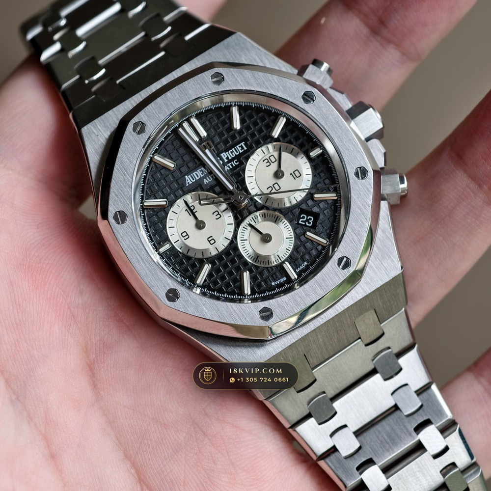 Audemars Piguet Royal Oak Selfwinding Chronograph 41mm Ref. 26331ST.OO.1220ST.02 — Private Vault Edition — Studio Gallery Plate II in 904L Stainless Steel Custom Architecture (180.5g Verified Mass, Audemars Piguet Cal. 2385 Column-Wheel Chronograph)
