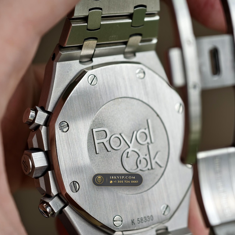 Audemars Piguet Royal Oak Selfwinding Chronograph 41mm Ref. 26331ST.OO.1220ST.02 — Private Vault Edition — Studio Gallery Plate VI in 904L Stainless Steel Custom Architecture (180.5g Verified Mass, Audemars Piguet Cal. 2385 Column-Wheel Chronograph)