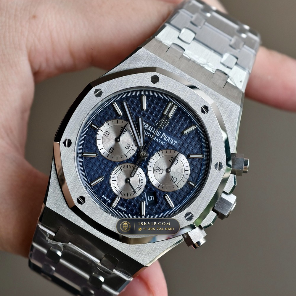 Audemars Piguet Royal Oak Selfwinding Chronograph 41mm Ref. 26331ST.OO.1220ST.01 — Private Vault Edition — Studio Gallery Plate III in 904L Stainless Steel Custom Architecture (180.3g Verified Mass, Audemars Piguet Cal. 2385 Column-Wheel Chronograph)