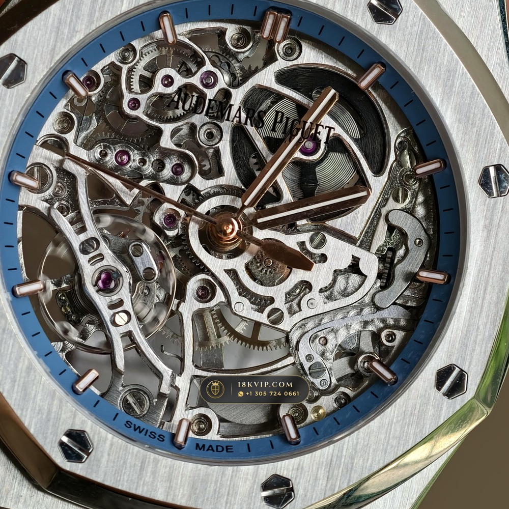 Audemars Piguet Royal Oak Double Balance Wheel Openworked 37mm 18K White Gold Ref. 15467BC.OO.1256BC.01 — Private Vault Edition — Studio Gallery Plate X in 18K White Gold Au750 (184.3g Verified Mass, Audemars Piguet Cal. 3132 Dual-Balance Openworked)