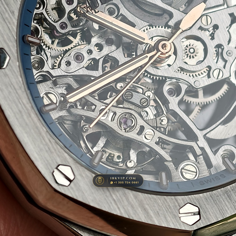 Audemars Piguet Royal Oak Double Balance Wheel Openworked 37mm 18K White Gold Ref. 15467BC.OO.1256BC.01 — Private Vault Edition — Studio Gallery Plate XII in 18K White Gold Au750 (184.3g Verified Mass, Audemars Piguet Cal. 3132 Dual-Balance Openworked)