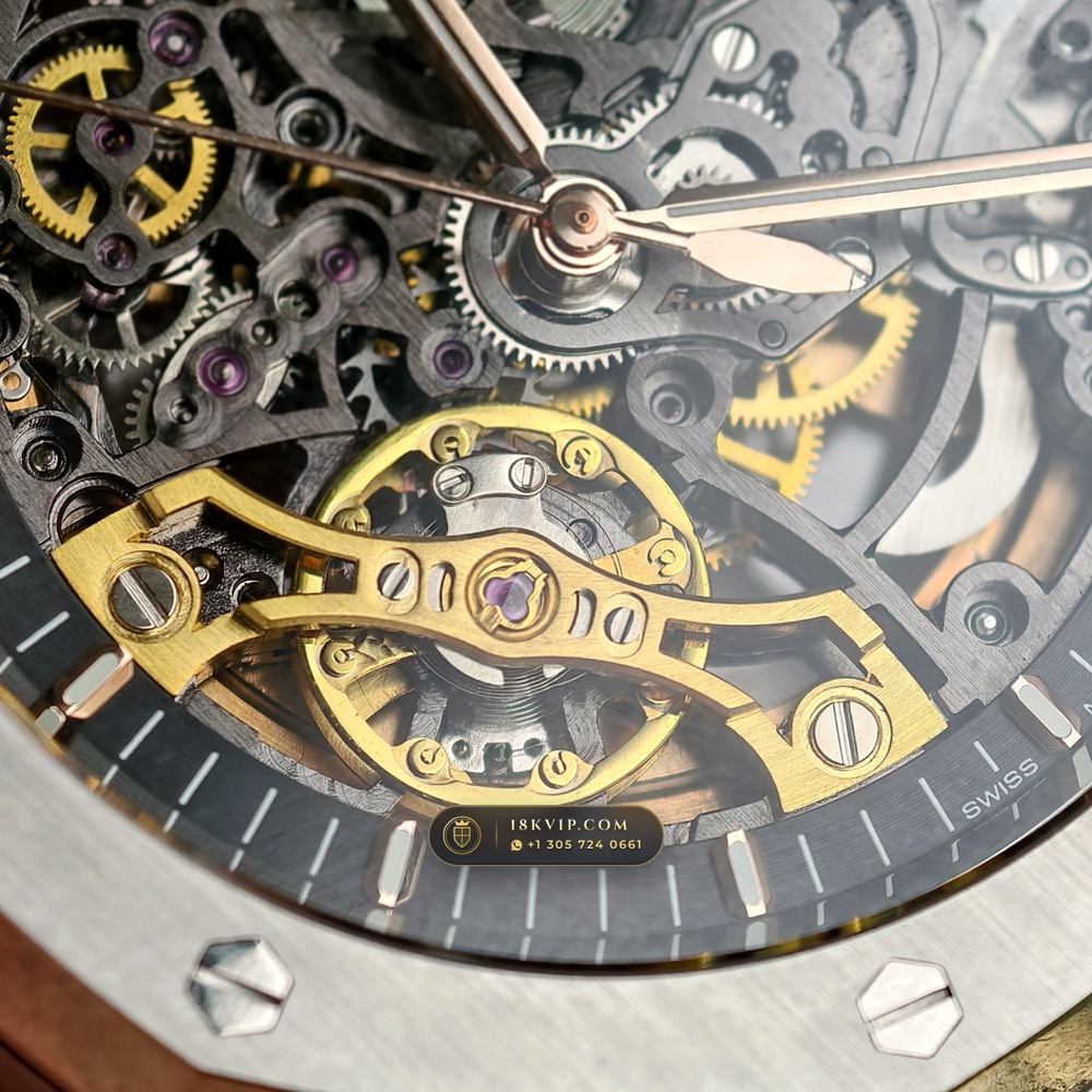 Audemars Piguet Royal Oak Double Balance Wheel Openworked 41mm Free-Sprung Calibre 5-Axis CNC Case Ref. 15407ST.OO.1220ST.01 — Private Vault Edition — Studio Gallery Plate VII in 904L Stainless Steel Custom Architecture (162.1g Verified Mass, Audemars Piguet Cal. 3132 Dual-Balance Openworked)