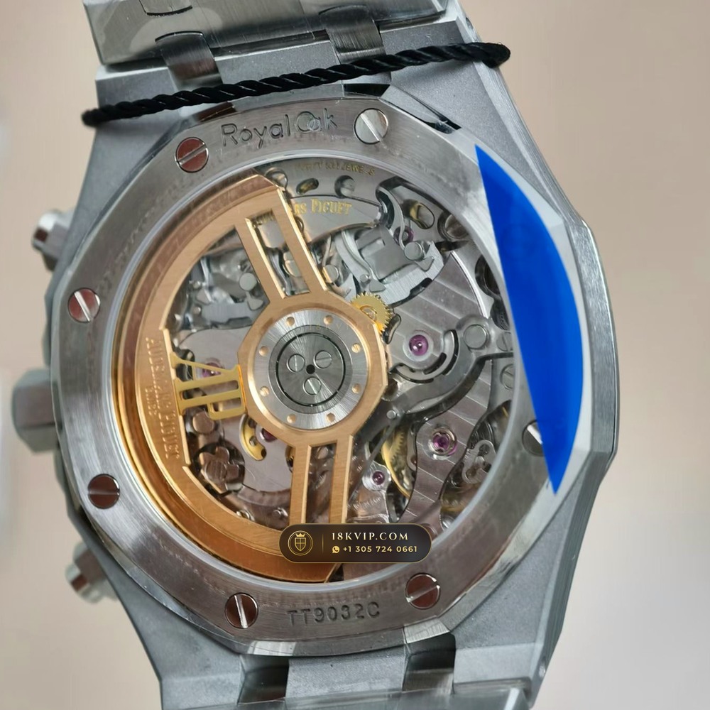 Audemars Piguet Royal Oak Selfwinding Chronograph 41mm Free-Sprung Calibre Ref. 26240ST — Private Vault Edition — Studio Gallery Plate VII in 904L Stainless Steel Custom Architecture (180.3g Verified Mass, Audemars Piguet Cal. 4401 Flyback Chronograph)