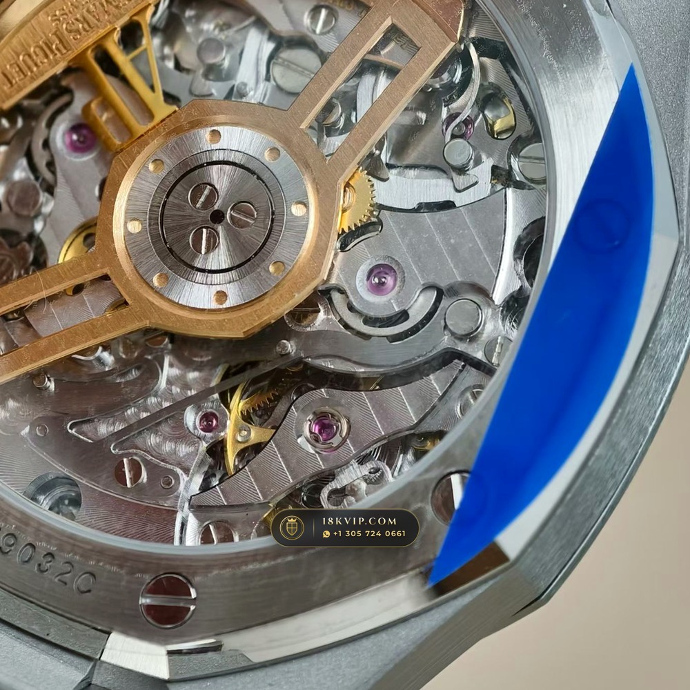 Audemars Piguet Royal Oak Selfwinding Chronograph 41mm Free-Sprung Calibre Ref. 26240ST — Private Vault Edition — Studio Gallery Plate VIII in 904L Stainless Steel Custom Architecture (180.3g Verified Mass, Audemars Piguet Cal. 4401 Flyback Chronograph)