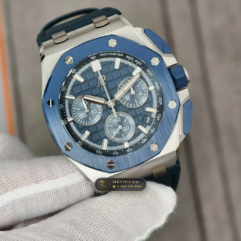 Audemars Piguet Royal Oak Offshore Selfwinding Chronograph 43mm Ref. 26420SO.OO.A029VE.01 — Private Vault Edition — Studio Gallery Plate II in 904L Stainless Steel Custom Architecture (174.4g Verified Mass, Audemars Piguet Cal. 4401 Flyback Chronograph)