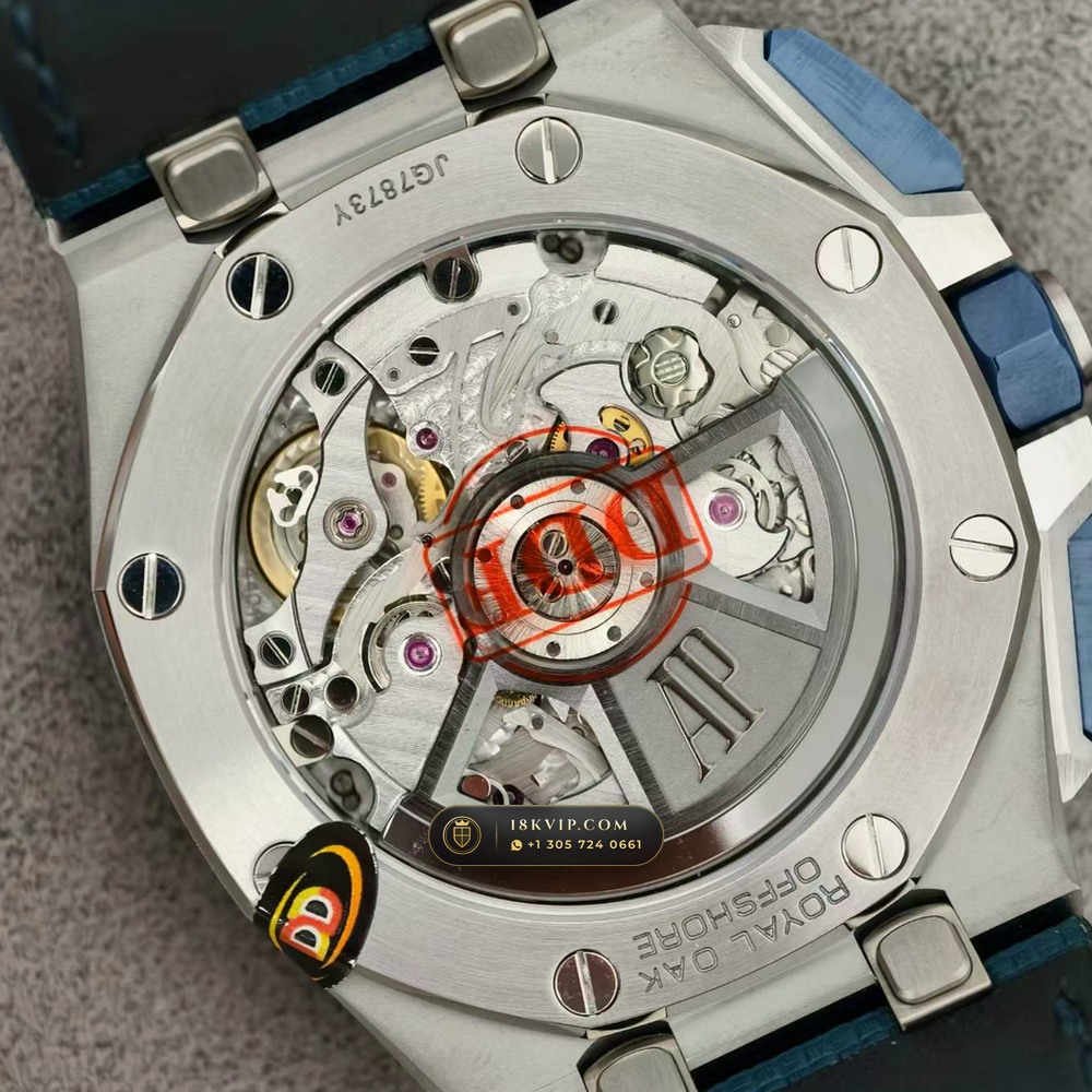 Audemars Piguet Royal Oak Offshore Selfwinding Chronograph 43mm Ref. 26420SO.OO.A029VE.01 — Private Vault Edition — Studio Gallery Plate VII in 904L Stainless Steel Custom Architecture (174.4g Verified Mass, Audemars Piguet Cal. 4401 Flyback Chronograph)