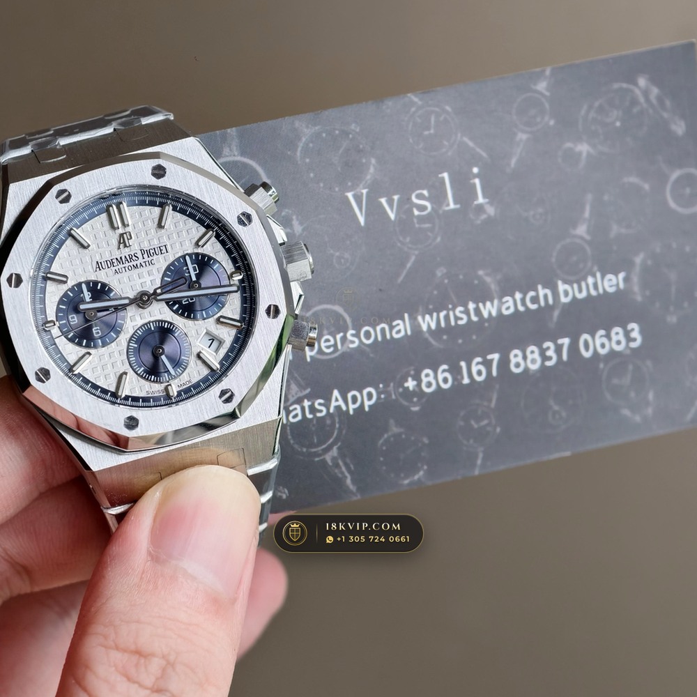Audemars Piguet Royal Oak Selfwinding Chronograph 38mm Ref. 26315ST — Private Vault Edition — Studio Gallery Plate VIII in 904L Stainless Steel Custom Architecture (146.2g Verified Mass, Audemars Piguet Cal. 2385 Column-Wheel Chronograph)