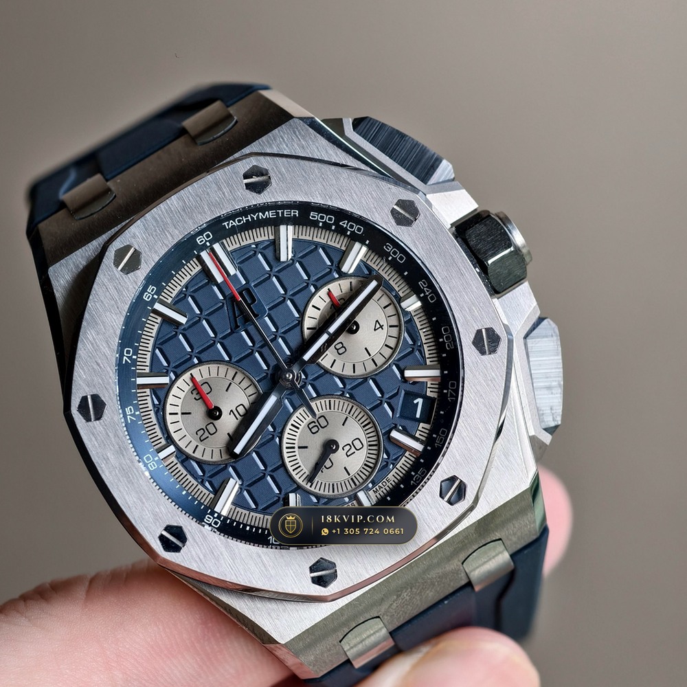 Audemars Piguet Royal Oak Offshore Selfwinding Chronograph 43mm Ref. 26420TI.OO.A027CA.01 — Private Vault Edition — Studio Gallery Plate II in Grade 5 Titanium Monobloc (131.8g Verified Mass, Audemars Piguet Cal. 4401 Flyback Chronograph)