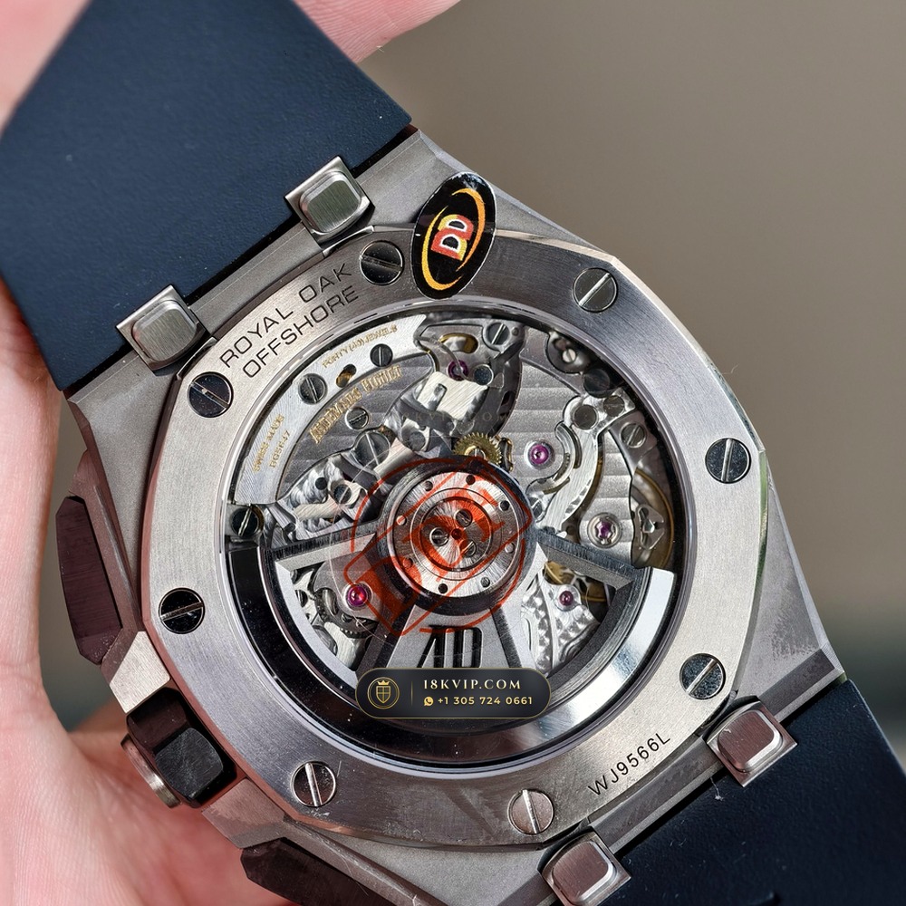 Audemars Piguet Royal Oak Offshore Selfwinding Chronograph 43mm Ref. 26420TI.OO.A027CA.01 — Private Vault Edition — Studio Gallery Plate V in Grade 5 Titanium Monobloc (131.8g Verified Mass, Audemars Piguet Cal. 4401 Flyback Chronograph)