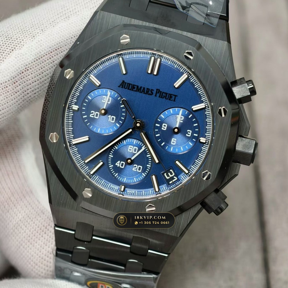 Audemars Piguet Royal Oak Selfwinding Chronograph 41mm Ref. 26240CE — Private Vault Edition — Studio Gallery Plate III in High-Tech Ceramic & Titanium (149.3g Verified Mass, Audemars Piguet Cal. 4401 Flyback Chronograph)