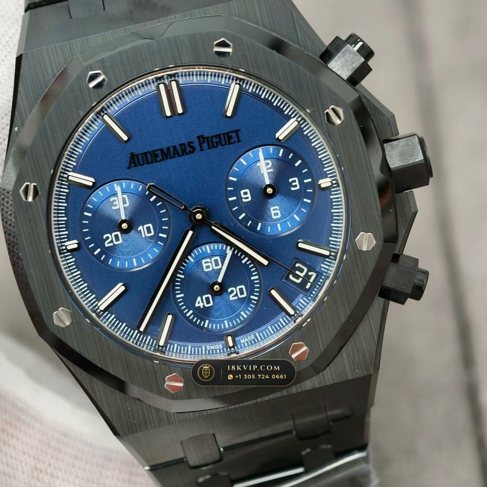 Audemars Piguet Royal Oak Selfwinding Chronograph 41mm Ref. 26240CE — Private Vault Edition — Studio Gallery Plate IV in High-Tech Ceramic & Titanium (149.3g Verified Mass, Audemars Piguet Cal. 4401 Flyback Chronograph)