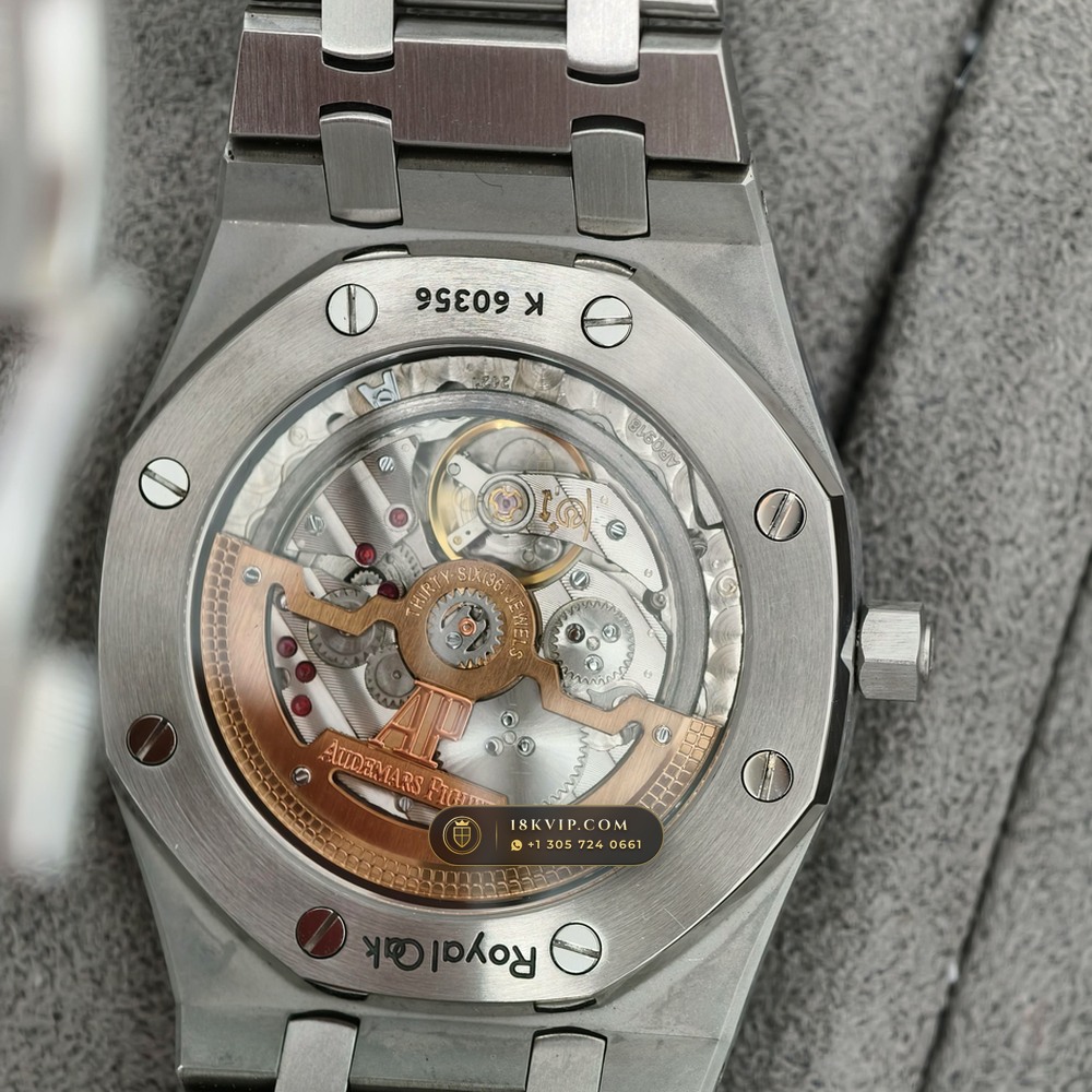 Audemars Piguet Royal Oak Jumbo Extra-Thin 39mm Custom Tapestry Dial Ref. 15202ST — Private Vault Edition — Studio Gallery Plate VI in 904L Stainless Steel Custom Architecture (103.4g Verified Mass, Audemars Piguet Cal. 2121 Ultra-Thin)