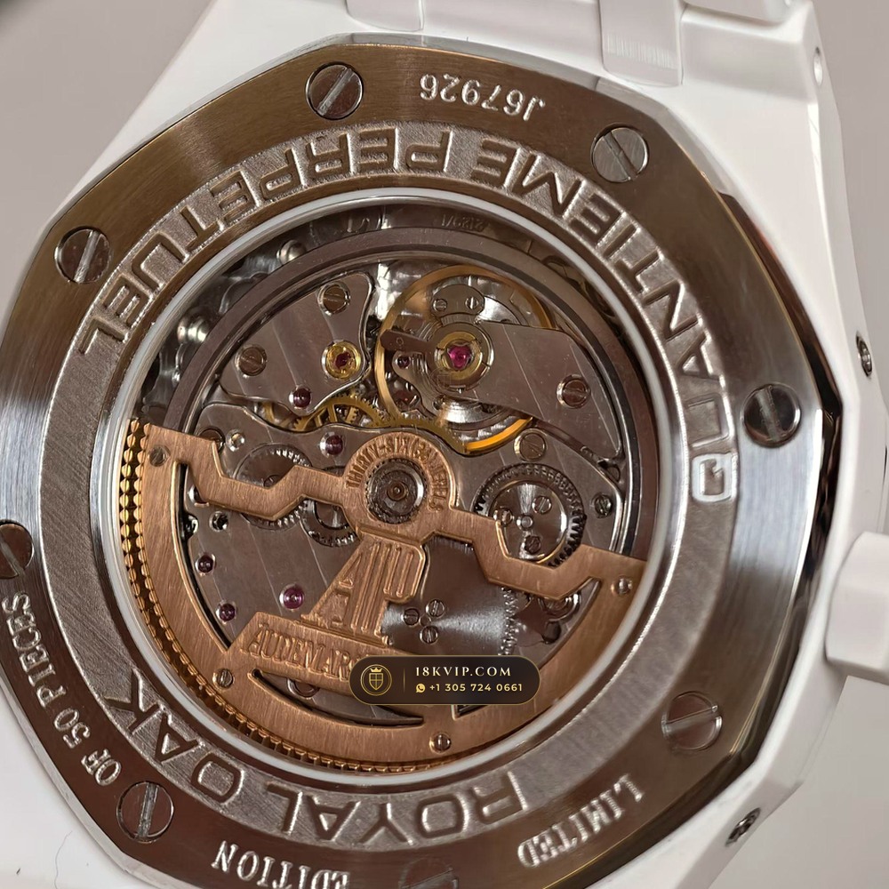 Audemars Piguet Royal Oak Perpetual Calendar 41mm Ref. 26579CB.00.1225CB.01 — Private Vault Edition — Studio Gallery Plate VIII in 904L Stainless Steel Custom Architecture (137.7g Verified Mass, Audemars Piguet Cal. 5134 Ultra-Thin Perpetual)