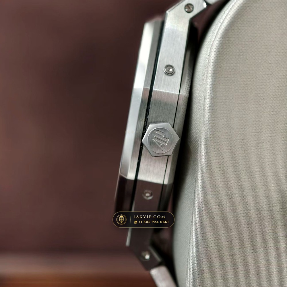 Audemars Piguet Royal Oak Perpetual Calendar 41mm 5-Axis CNC Case Ref. 26574ST.OO.1220ST.02 — Private Vault Edition — Studio Gallery Plate V in 904L Stainless Steel Custom Architecture (161.8g Verified Mass, Audemars Piguet Cal. 5134 Ultra-Thin Perpetual)
