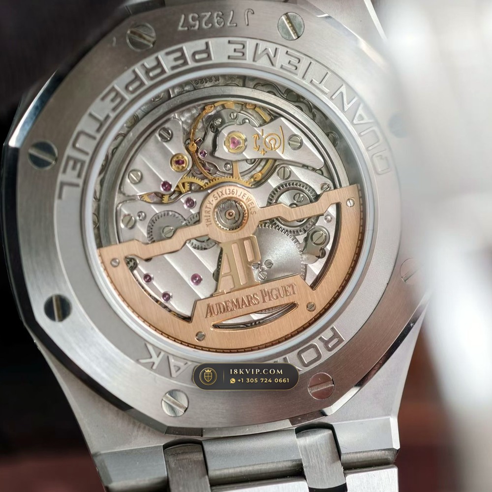Audemars Piguet Royal Oak Perpetual Calendar 41mm 5-Axis CNC Case Ref. 26574ST.OO.1220ST.02 — Private Vault Edition — Studio Gallery Plate VII in 904L Stainless Steel Custom Architecture (161.8g Verified Mass, Audemars Piguet Cal. 5134 Ultra-Thin Perpetual)
