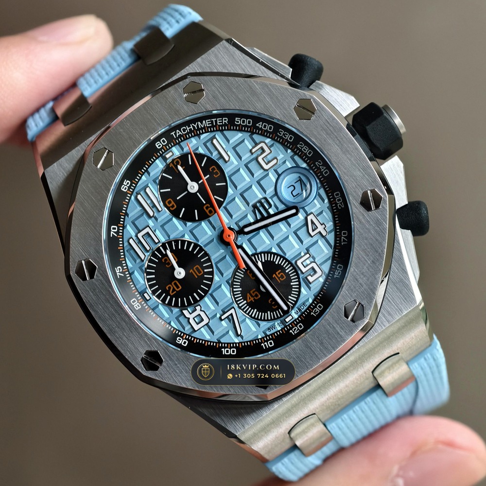 Audemars Piguet Royal Oak Offshore Selfwinding Chronograph 43mm Ref. 26238ST.OO.A340CA.01 — Private Vault Edition — Studio Gallery Plate II in 904L Stainless Steel Custom Architecture (174.8g Verified Mass, Audemars Piguet Cal. 4401 Flyback Chronograph)