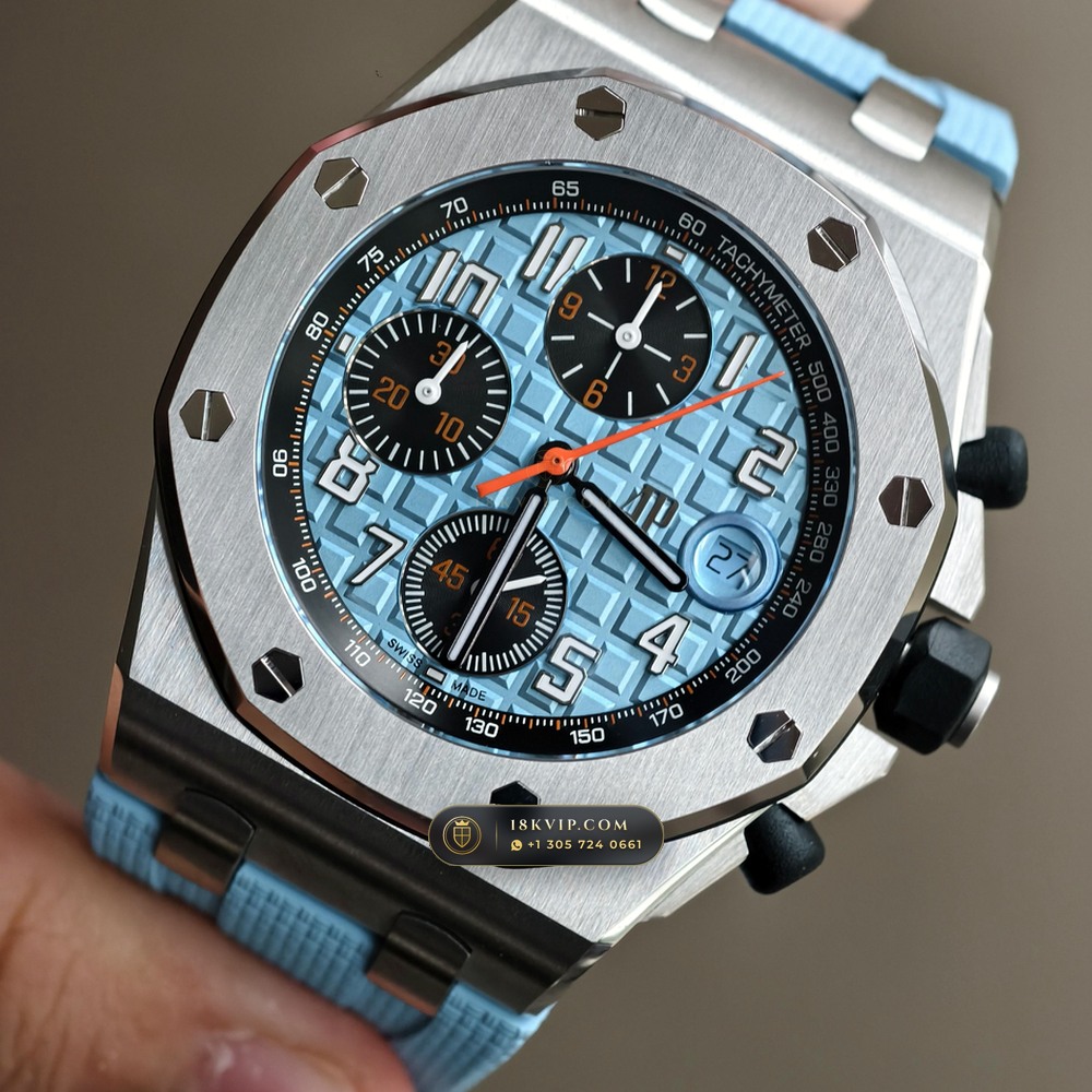 Audemars Piguet Royal Oak Offshore Selfwinding Chronograph 43mm Ref. 26238ST.OO.A340CA.01 — Private Vault Edition — Studio Gallery Plate III in 904L Stainless Steel Custom Architecture (174.8g Verified Mass, Audemars Piguet Cal. 4401 Flyback Chronograph)
