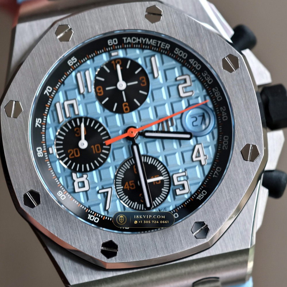 Audemars Piguet Royal Oak Offshore Selfwinding Chronograph 43mm Ref. 26238ST.OO.A340CA.01 — Private Vault Edition — Studio Gallery Plate IV in 904L Stainless Steel Custom Architecture (174.8g Verified Mass, Audemars Piguet Cal. 4401 Flyback Chronograph)
