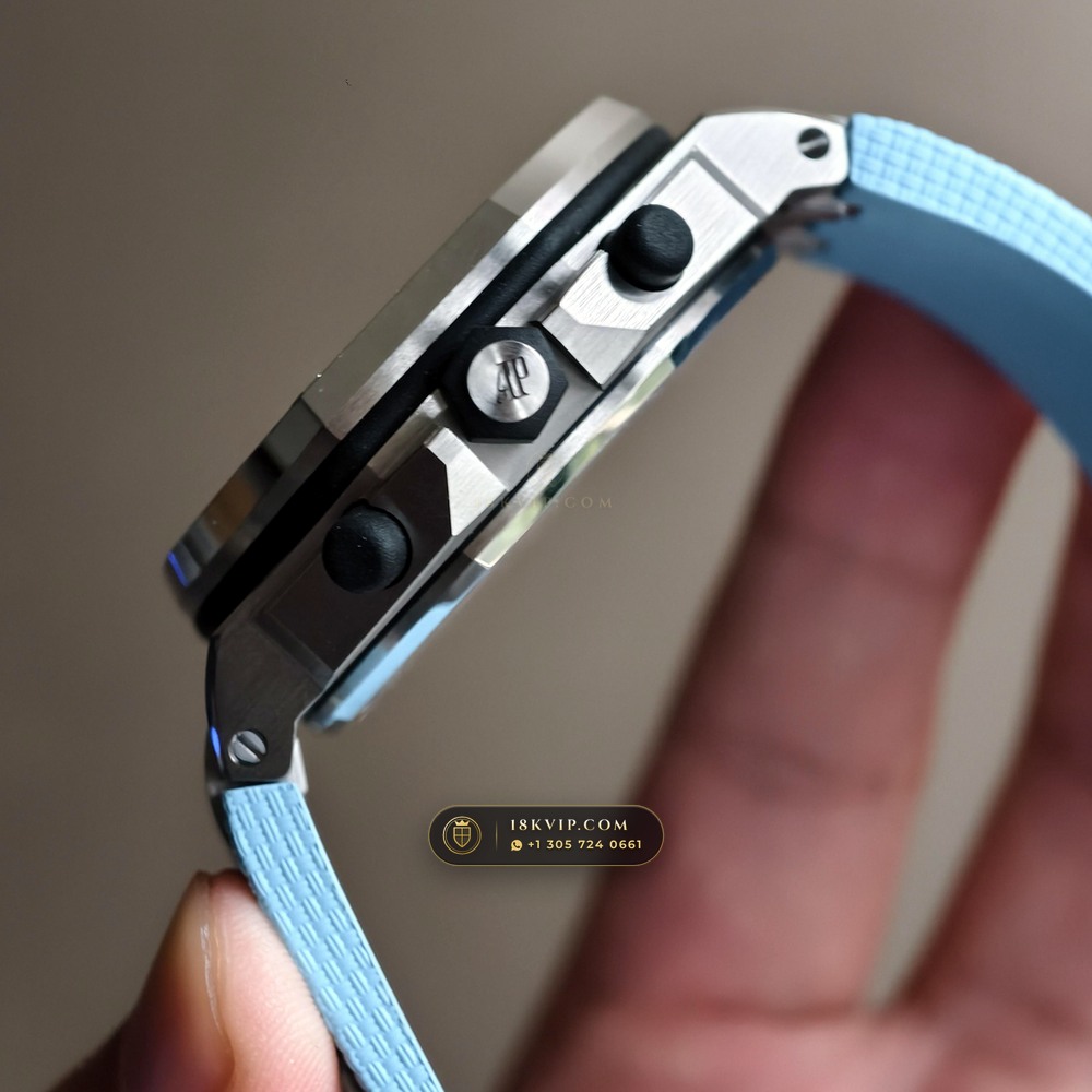 Audemars Piguet Royal Oak Offshore Selfwinding Chronograph 43mm Ref. 26238ST.OO.A340CA.01 — Private Vault Edition — Studio Gallery Plate VI in 904L Stainless Steel Custom Architecture (174.8g Verified Mass, Audemars Piguet Cal. 4401 Flyback Chronograph)