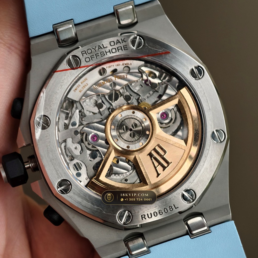 Audemars Piguet Royal Oak Offshore Selfwinding Chronograph 43mm Ref. 26238ST.OO.A340CA.01 — Private Vault Edition — Studio Gallery Plate VII in 904L Stainless Steel Custom Architecture (174.8g Verified Mass, Audemars Piguet Cal. 4401 Flyback Chronograph)