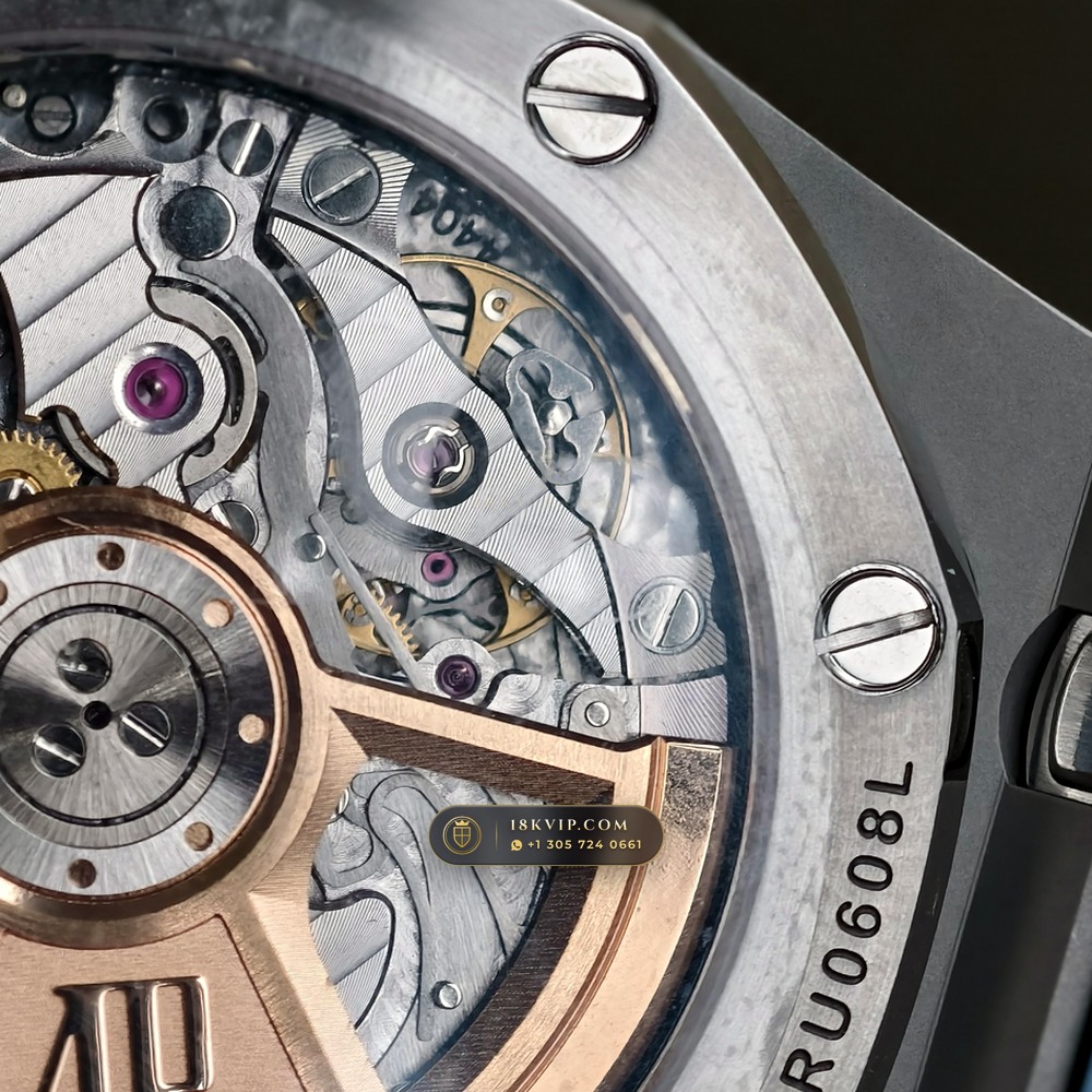 Audemars Piguet Royal Oak Offshore Selfwinding Chronograph 43mm Ref. 26238ST.OO.A340CA.01 — Private Vault Edition — Studio Gallery Plate IX in 904L Stainless Steel Custom Architecture (174.8g Verified Mass, Audemars Piguet Cal. 4401 Flyback Chronograph)