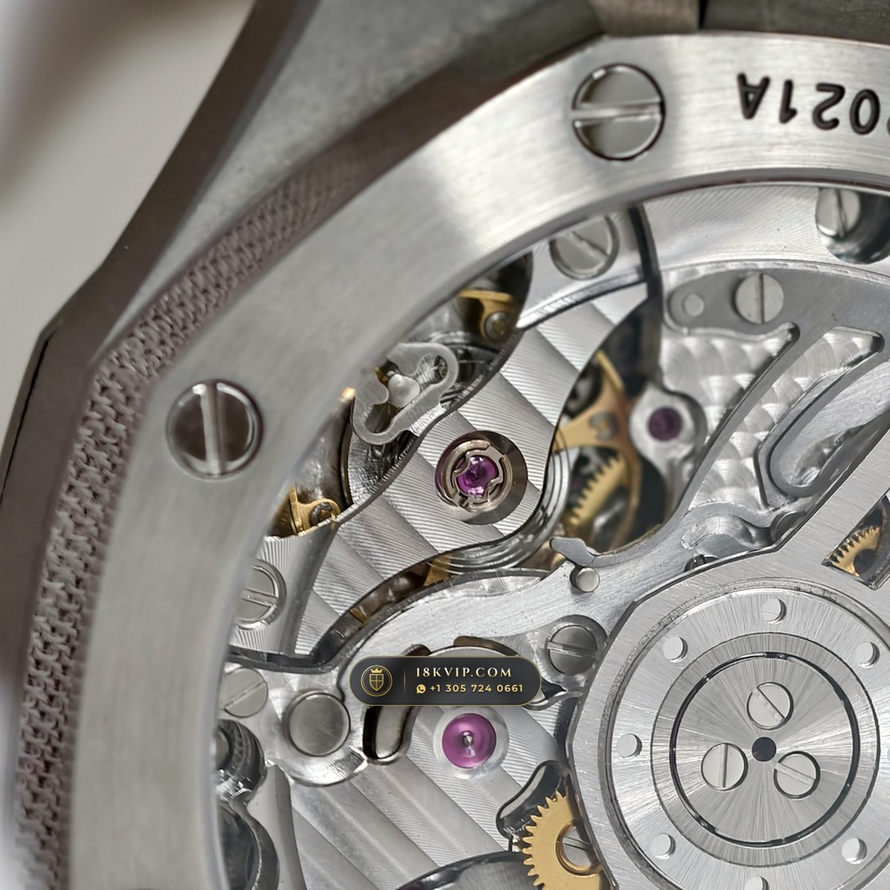 Audemars Piguet Royal Oak Selfwinding Chronograph 41mm Geneva Atelier Spec Ref. 26240ST — Private Vault Edition — Studio Gallery Plate VII in 904L Stainless Steel Custom Architecture (180.3g Verified Mass, Audemars Piguet Cal. 4401 Flyback Chronograph)
