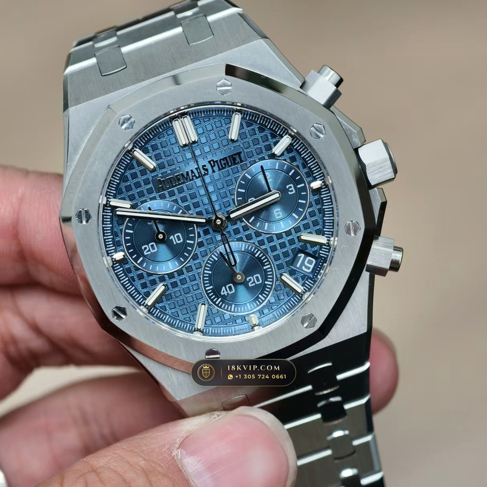 Audemars Piguet Royal Oak Selfwinding Chronograph 41mm Chronometer Regulated Spec Ref. 26240ST — Private Vault Edition — Studio Gallery Plate II in 904L Stainless Steel Custom Architecture (180.3g Verified Mass, Audemars Piguet Cal. 4401 Flyback Chronograph)