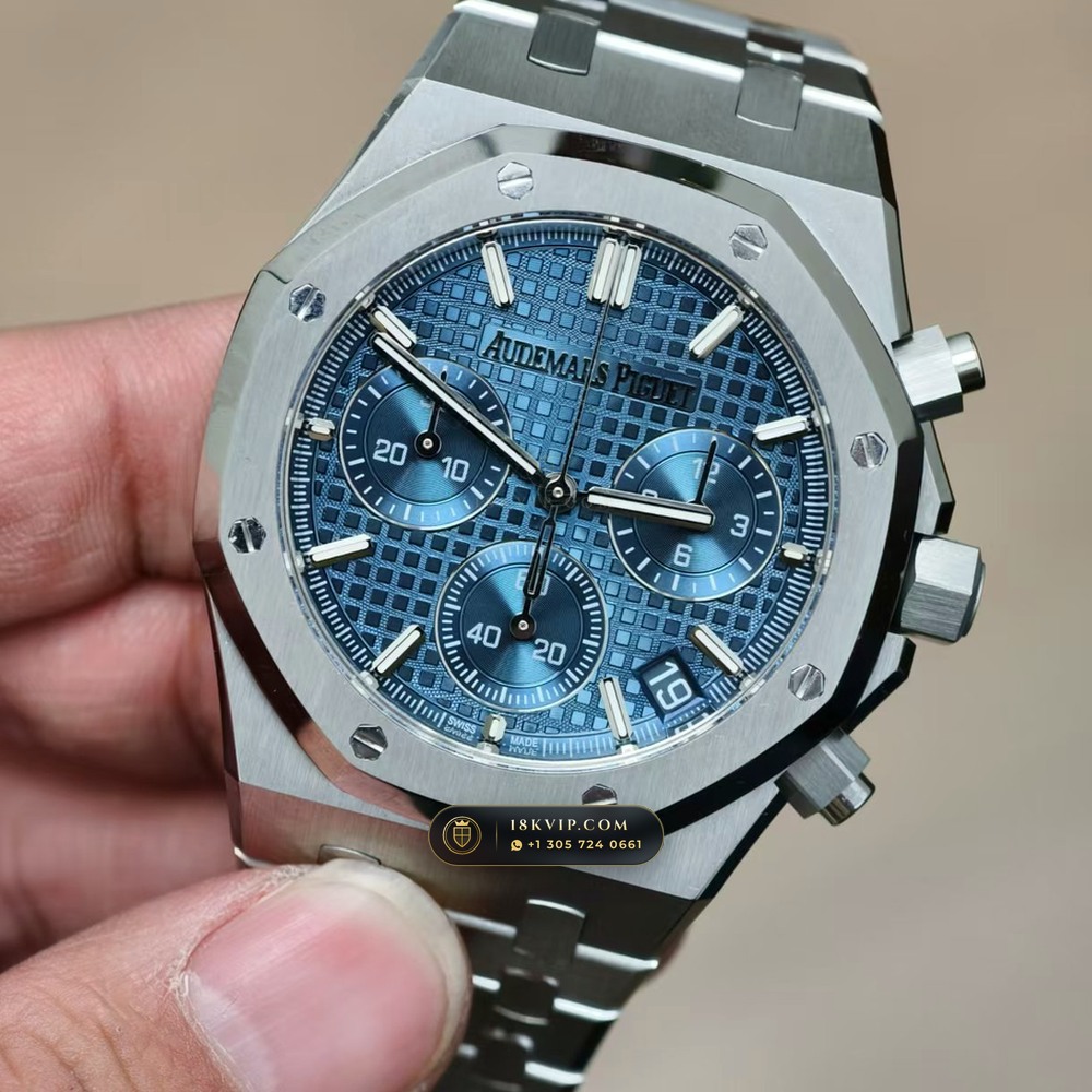 Audemars Piguet Royal Oak Selfwinding Chronograph 41mm Chronometer Regulated Spec Ref. 26240ST — Private Vault Edition — Studio Gallery Plate III in 904L Stainless Steel Custom Architecture (180.3g Verified Mass, Audemars Piguet Cal. 4401 Flyback Chronograph)