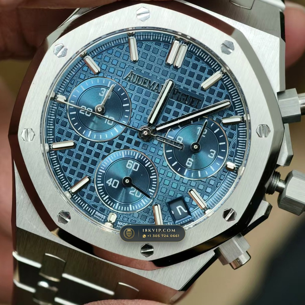 Audemars Piguet Royal Oak Selfwinding Chronograph 41mm Chronometer Regulated Spec Ref. 26240ST — Private Vault Edition — Studio Gallery Plate V in 904L Stainless Steel Custom Architecture (180.3g Verified Mass, Audemars Piguet Cal. 4401 Flyback Chronograph)