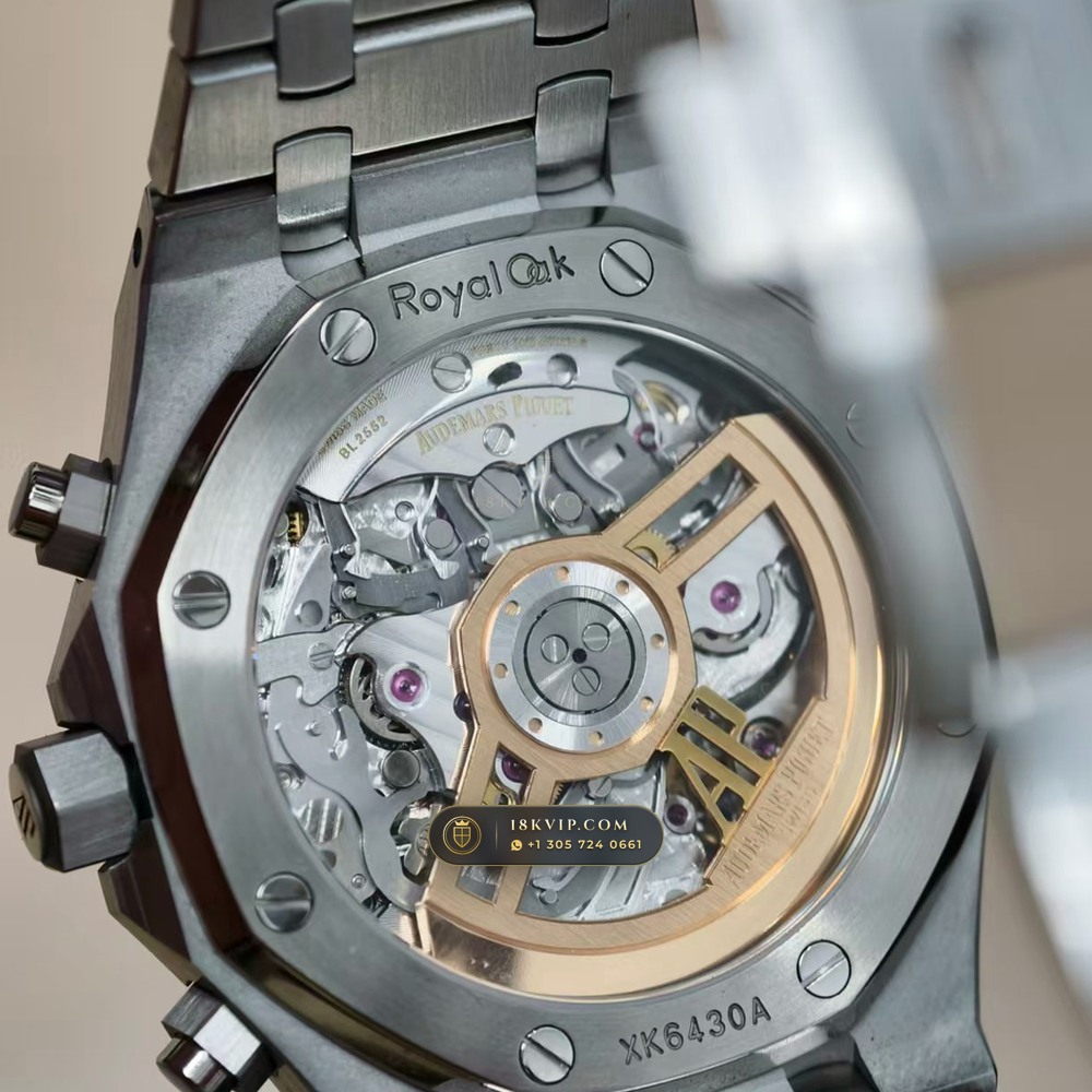 Audemars Piguet Royal Oak Selfwinding Chronograph 41mm Chronometer Regulated Spec Ref. 26240ST — Private Vault Edition — Studio Gallery Plate VIII in 904L Stainless Steel Custom Architecture (180.3g Verified Mass, Audemars Piguet Cal. 4401 Flyback Chronograph)