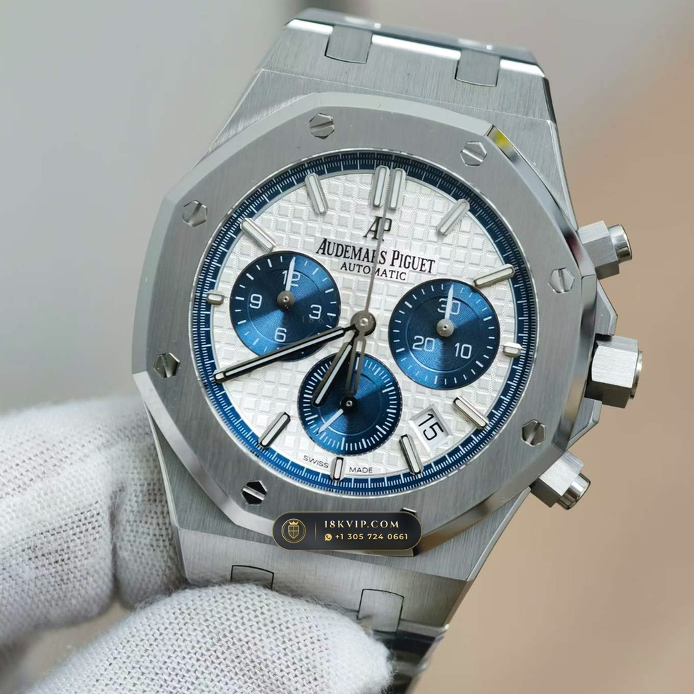 Audemars Piguet Royal Oak Selfwinding Chronograph 38mm Geneva Atelier Spec Ref. 26315ST — Private Vault Edition — Studio Gallery Plate III in 904L Stainless Steel Custom Architecture (146.6g Verified Mass, Audemars Piguet Cal. 2385 Column-Wheel Chronograph)